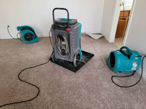 Water damage restoration process in CA